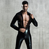 Men's Sheer Mesh Bodysuit